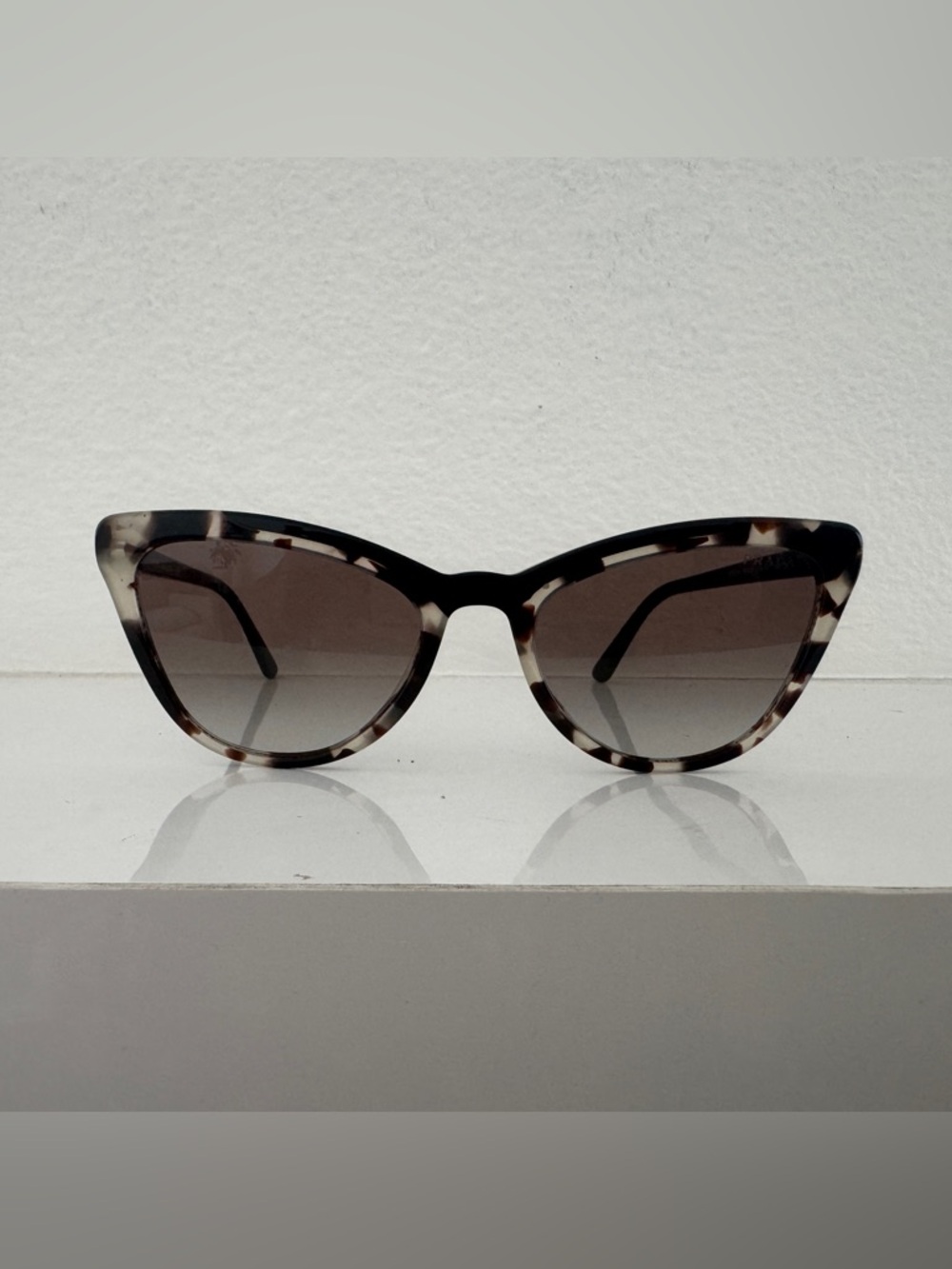Prada Tortoiseshell Cat Eye Sunglasses - Brown Lenses